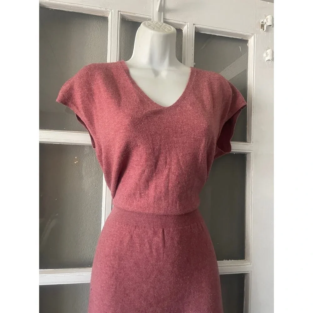 ANTHROPOLOGIE MATINEE SWEATER DRESS BY FROM THE HEART OF BUILDING 18 - Picture 6 of 9